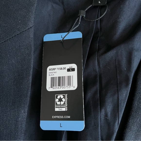 NWT Express Women's Linen Blazer - Picture 7 of 7